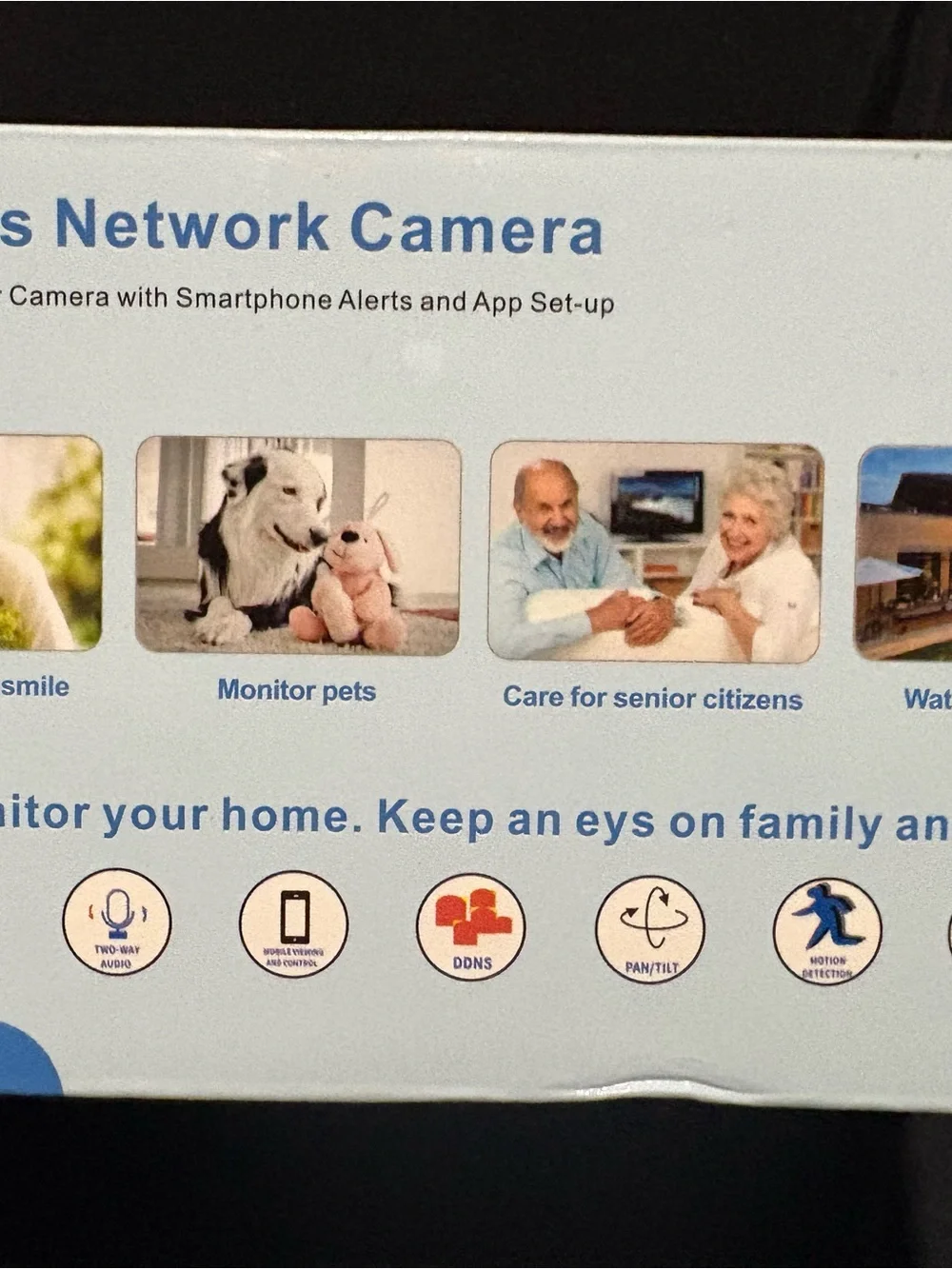 Source Unknown Wireless Network Camera - White and Blue